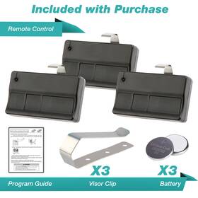 Ecs-105 Ecs 704115790527 3x For 953d 956d Chamberlain Compatible 3 Button Garage Door Opener Remote 950cd