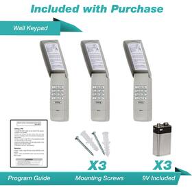 Ecs-200850 Ecs 3x For Liftmaster 877lm Wireless Garage Door Keyless Entry Keypad Yellow Learn