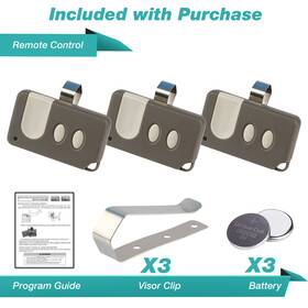 139.53859 Ecs Ecs-24903 3x For Sears Craftsman Garage Door Opener Remote Control 3button 53859