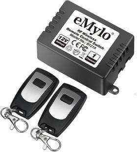 Ebm112a6e Emylo Dc 12v 1 Channel 433mhz Rf Wireless Relay Remote Control Momentary Light Switch