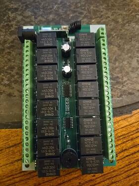 Ebm116b1e Emylo Dc 12v Wireless Remote Control Momentary Light Switch 16ch 433mhz Rf Relay