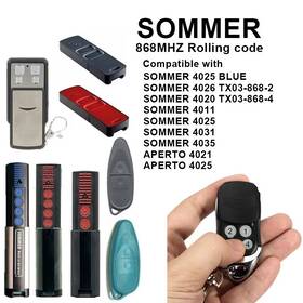 Tx03-868-4 Eruule 744759026798 Sommer 868 Mhz Remote Control For 4020 Garage Door Opener