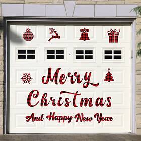 B0bgxxxj7w Ferraycle 23-pcs Magnetic Christmas Garage Door Decorations