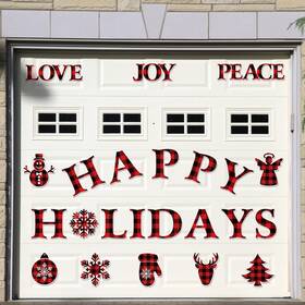 B0bgy1yglj Ferraycle Merry Christmas Magnetic Garage Door Decorations Xmas Magnets