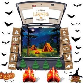 B0d799rn41 Frienda 18 Pcs Halloween Camping Trunk Or Treat Car Decorations Kit Suv