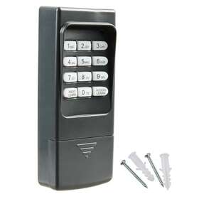 12-bu Garage Outlet 880791809552 Door Opener Tamper Resistant Weatherproof Multi Code Keyless Wall Mount