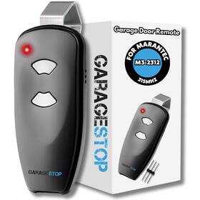 M3-2312 Garage Stop 650079930267 For Marantec 315 Mhz Two Button Remote Door Opener Pro