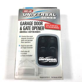 Gu4tg2-r Genie 40769s Universal 4 Button Garage Door And Gate Remote Control #gu4tg2-r