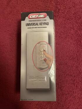41249r Genie New Universal Keypad Guk-bx Garage Openers Remote Access Wireless