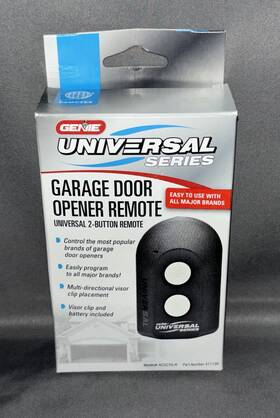 41713r Genie Universal Garage Door Opener Remote 2 Button Model Acsctg-r Brand New