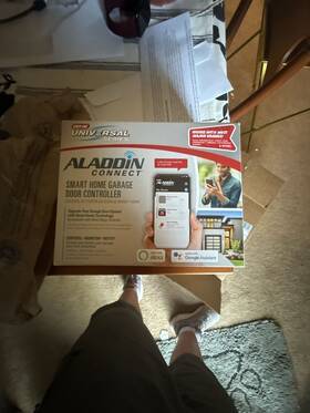 Genie Alkkt1-r Aladdin Connect Universal Smart Home Garage Door Controller