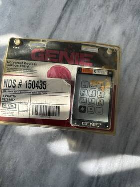 Ecs-1136 Genie Universal Keyless Garage Entry Keypad Kep-1