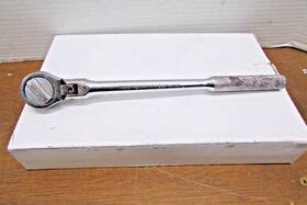 M1252 Genie Vintage Master Mechanic Flex Head Ratchet Quick Release 3/8 Inch Drive Usa