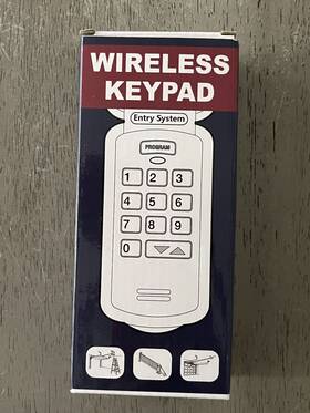 X004p6txsb Genie Intellicode Wireless Keyless Keypad Garage Door Opener