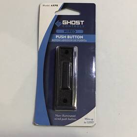 Ghost Controls 855615006080 Axpb Wired Non-illuminated Push-button