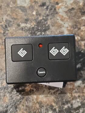 Axs1w Ghost Controls Standard 3-button Remote Transmitter For Auto Gate Opener