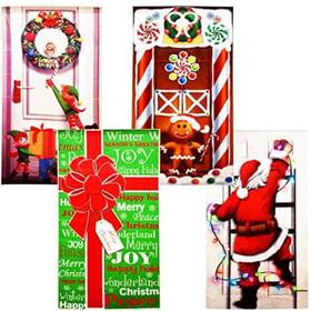B07t8jt2z2 Gift Boutique 4-pack Christmas Bathroom And Front Door Holiday Decorations Covers