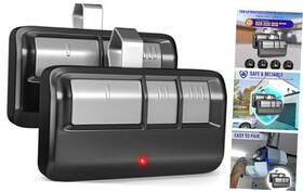 Cy893 Gonat Universal Garage Door Opener Remote With Visor Clip For 2 Black