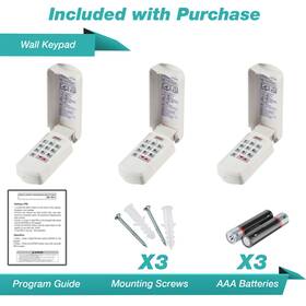 Ecs-2162021 Gs 3x For Genie Garage Door Opener Remote Wireless Keyless Keypad Intellicode Gk-r