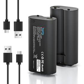 Ibatts 611851337926 2 Pack 7000mah Battery For Myq Smart Garage Video Keypad Rechargeable Batteri