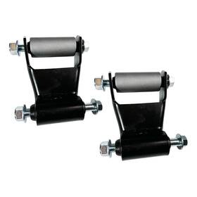 101-375k2 Ibestwolf 2pcs Rear Leaf Spring Shackles Repair Kit 722-004 Compatible With Select Ford