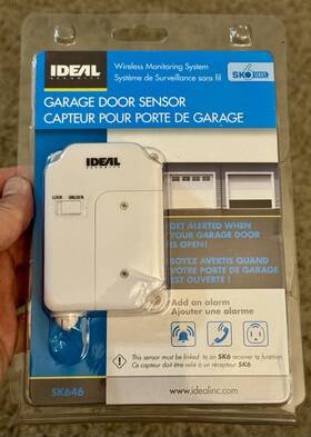 Sk646 Ideal Security Wireless Garage Door Monitor Add-on Sensor New Sk6 Series