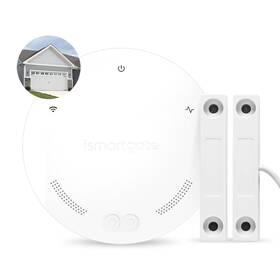 12631 Ismartgate Mini Smart Garage Opener - Universal Wifi Remote White Silver
