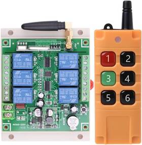Kaleinavi 313032298285 300m Dc12v 24v 36v 6ch 6 Ch Industrial Wireless Remote Control Led Light Switch