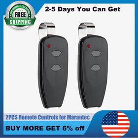 Ecs-3300 Kenvc 2 For Marantec M3-2312 315 Mhz Two Button Remote Garage Door Opener Program Pin