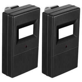 Kingdder 1623 2 Pcs Garage Door Remote Compatible With Linear Delta 3 Dt Dta Black