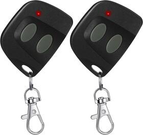 Kingdder 313114077036 2 Pcs 10 Dip Switch Two Button Garage Door Remote Compatible With Multi
