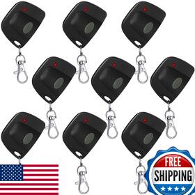 B0ckqzx5l3 Kingdder 9-pk Garage Door Remote For Linear Multicode 300mhz 10-dip
