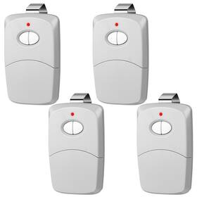 B0dl5cpny9 Kingdder 4-pk 2-button Gate Remote For Linear Multicode 1 300mhz 10 Dip