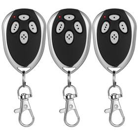 Thi-kingdder-1589 Kingdder 3 Pcs 4 Channels Gate Opener Remote Compatible With Aleko Lm123 433.92mhz Gar