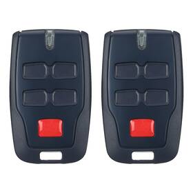 Thi-kingdder-1593 Kingdder 2 Pcs 4 Channel Remote Control Compatible With Bft Mitto B Rcb04 R1 433.92mh