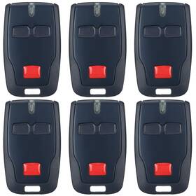 Thi-kingdder-1769 Kingdder 6 Pcs 2 Channel Remote Control Compatible Bft Mitto B Rcb02 R1 433.92mhz Gate