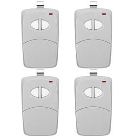 Thi-kingdder-1823 Kingdder 4 Pcs 2 Channel Garage Door Opener Remote Compatible With Multicode Linear Mc