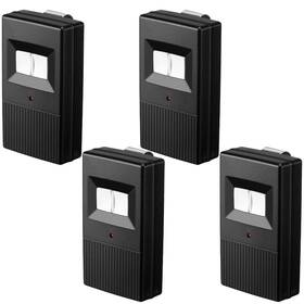 Thi-kingdder-2492 Kingdder 4 Pcs 8 Dip Switch Garage Door Remote Two Button Compatible Wit
