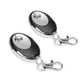 J-12a-079 Lawoho 315mhz Purple Learn Button Garage Door Remote Control Keychain Compatible Wit