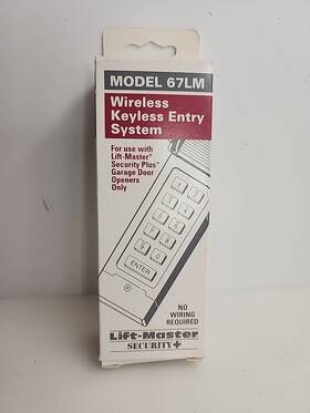 940cb Liftmaster 012381067671 Chamberlain Garage Door Wireless Keypad Entry System 67lm New