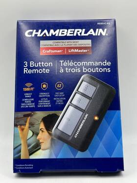 Liftmaster 012381186648 New Chamberlain 3 Button Garage Door Opener Remote