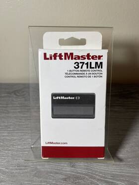 Liftmaster 753182403045 1-button Remote Control - Black 371lm New Old Stock