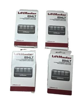 894lt Liftmaster 893993186075 Chamberlain Transmiter 4-pack Remote Control Garage Opener Gate
