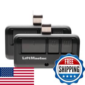 Liftmaster B014vcrrdu 893lm Security 2.0 3-button Visor Clip Garage Door Opener Remote