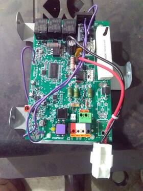 Lm-41dj001b Liftmaster 41dj001 Logic Control Board Complete With Plate 315mhz Garage Opener