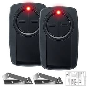 Klik5u-bk2 Lismodz 797430174110 Klik3u-bk Clicker Universal 2-button Remote For Chamberlain Liftma