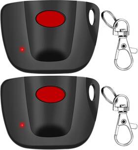 Longctrl 726084036000 2-pack 300mhz 10 Dip Switch For Multicode Garage Gate Door Opener Remote Control