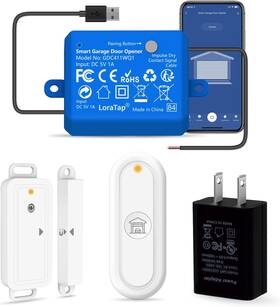 Gdc411wq1-us-v2 Loratap Smart Garage Door Opener With Wireless Remote Alexa And Google Assistant