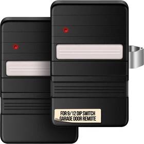 La.gdrc.01.2 Lucrum 2pack For Genie 9 And 12 Dip Switch Garage Door Opener Remote - 390 Mh