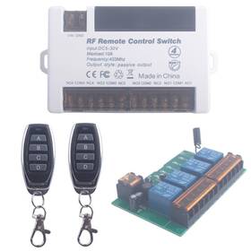 Mangood-2611 Mangood 768531806835 12v 24v 4 Channels Wireless Relay Remote Control Switch Rf 433mhz Dc 5v-30v